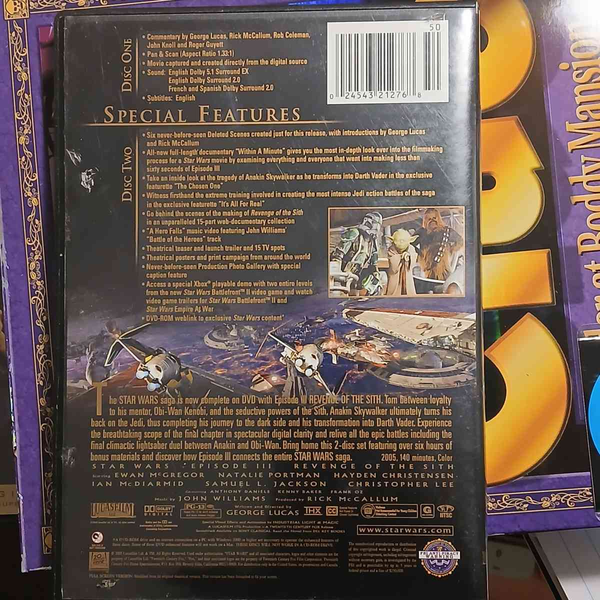 Star Wars III Revenge of the Seth 2 discs DVD