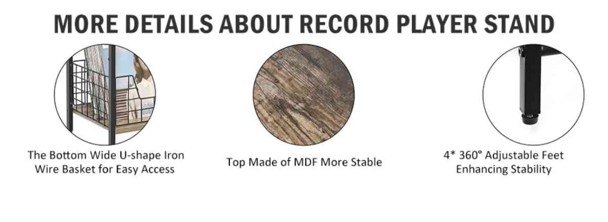 record player stand or side table