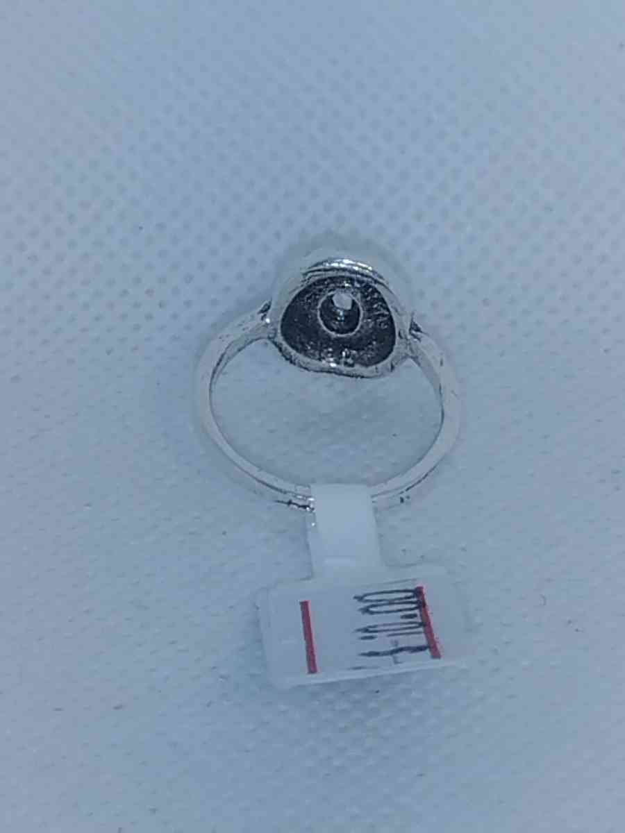 White Oval Signet Ring