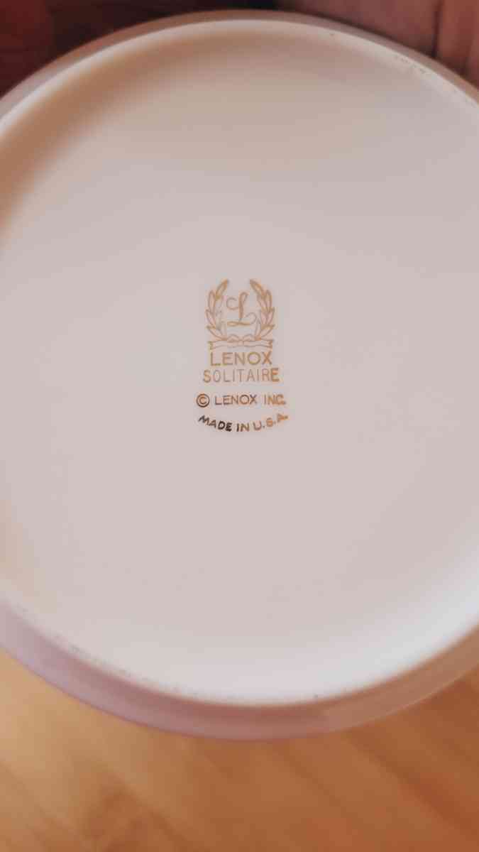 Lenox China and crystal stemware