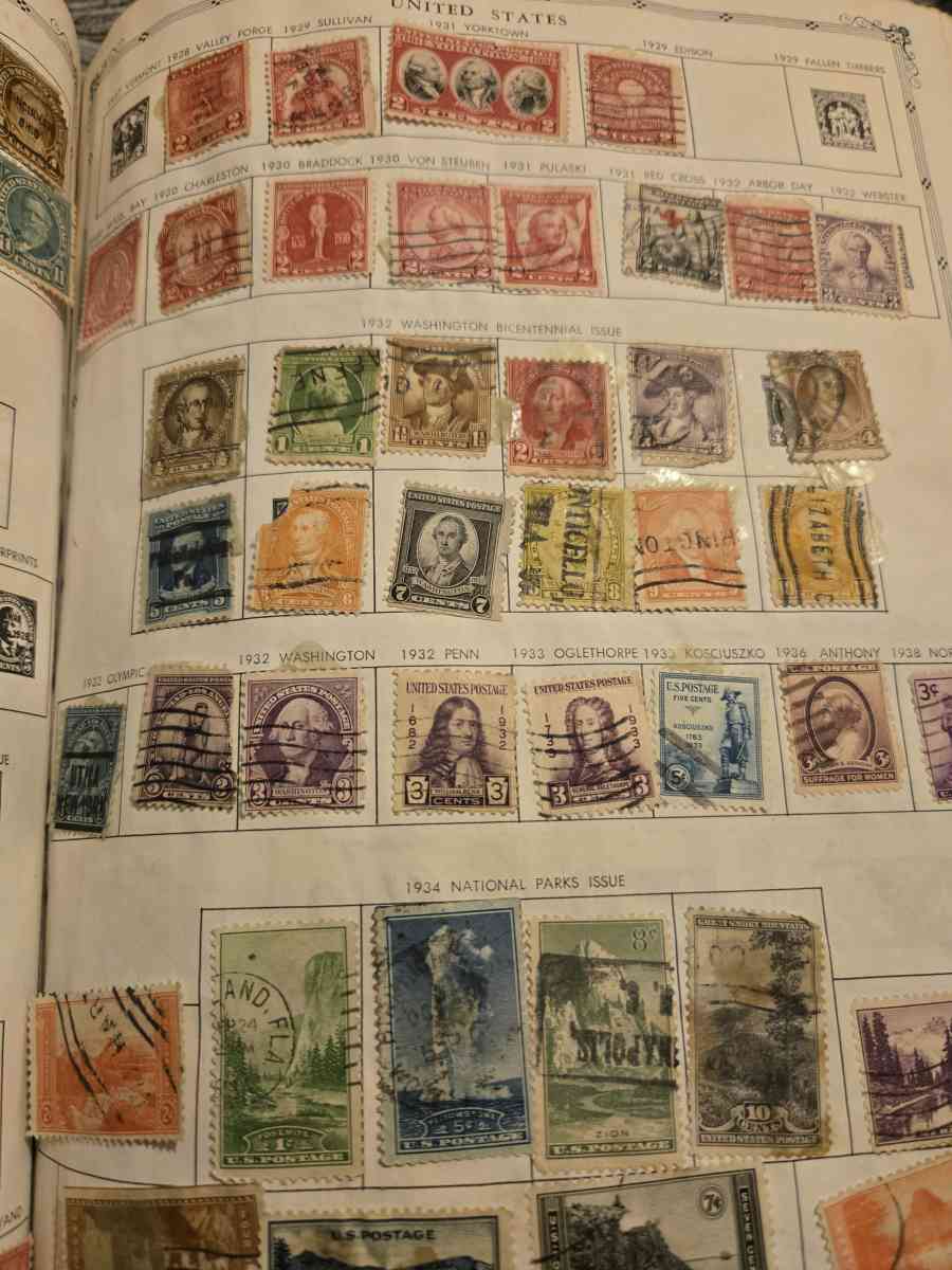 old stamps 1800s to 1900s
