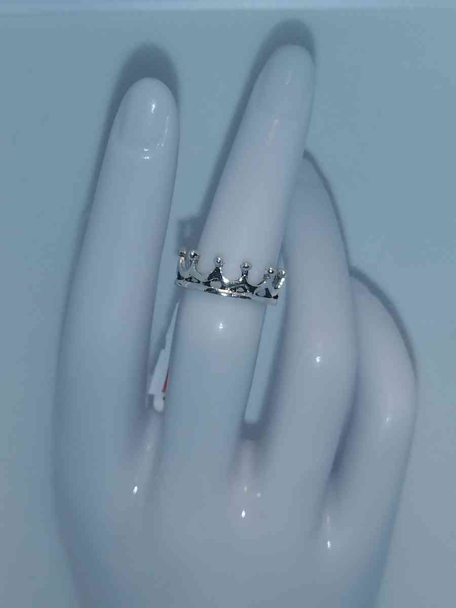 Silver Crown Ring