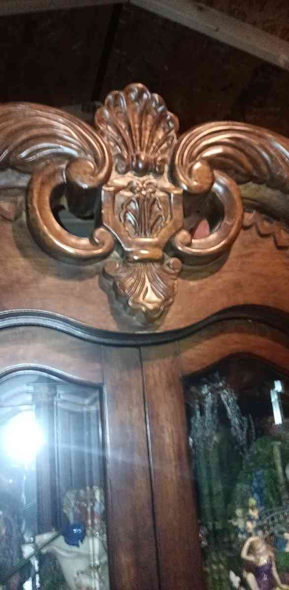 Kathy Ireland Home Cabinet With Hutch China Cabinet 69W X 17