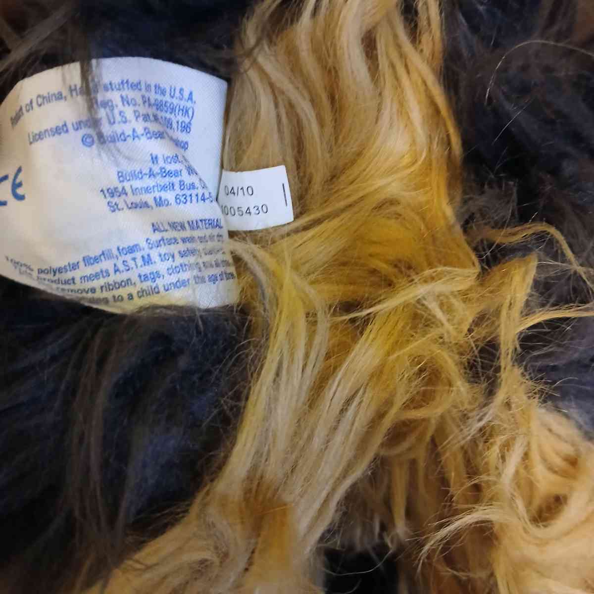 Build a Bear stuffed animal