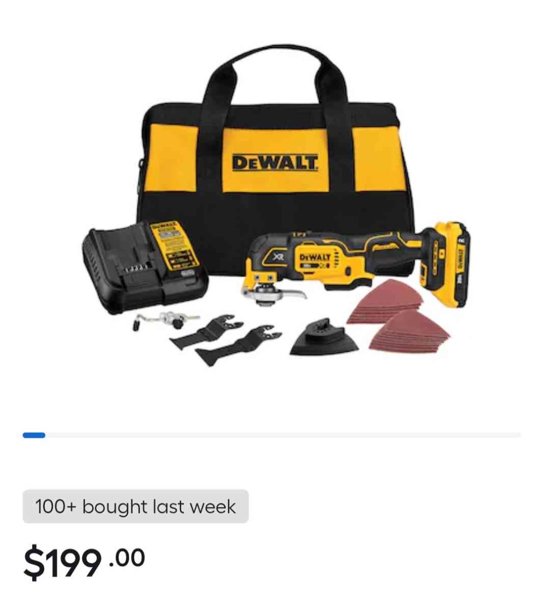 Dewalt mult tool 20 volt brand new with batteries and charge