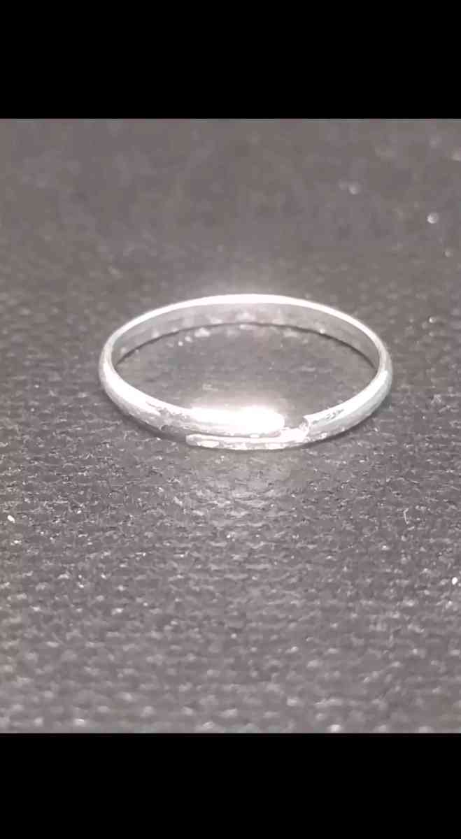 Simple Split Silver Ring