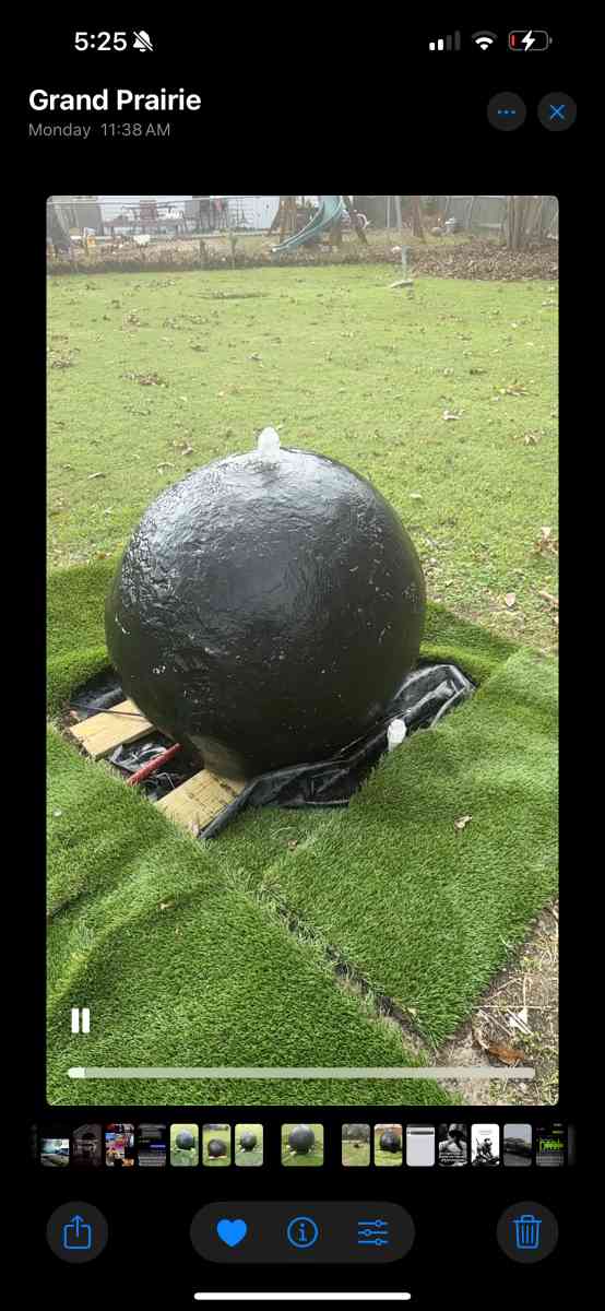 indoor and outdoor water features wall falls Spheres any siz