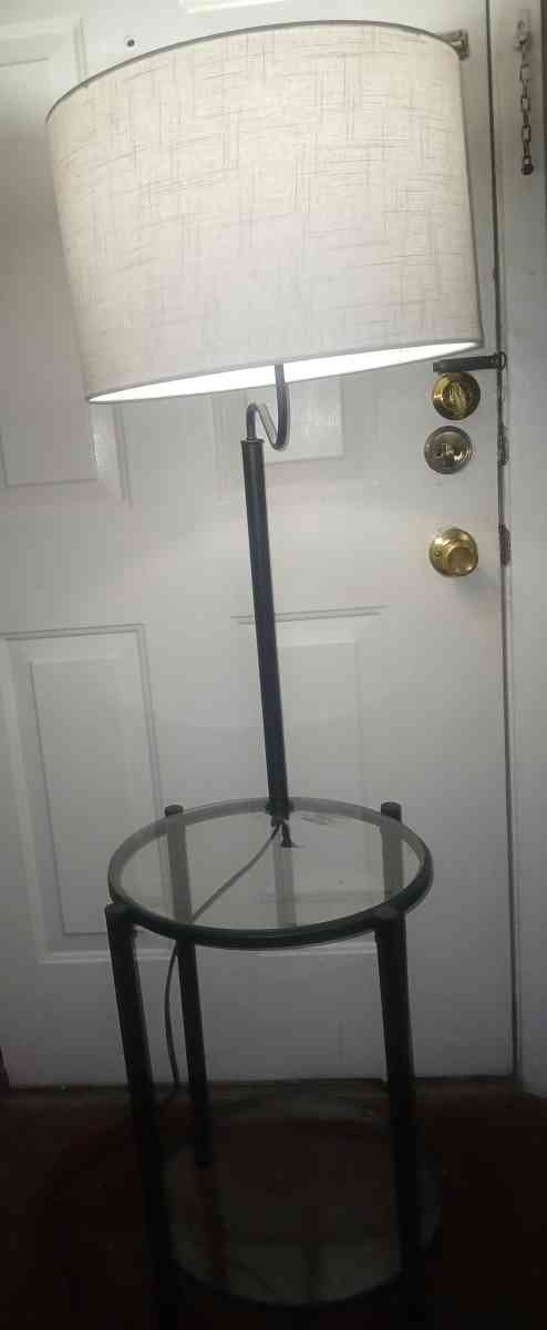 side table two their glass top table