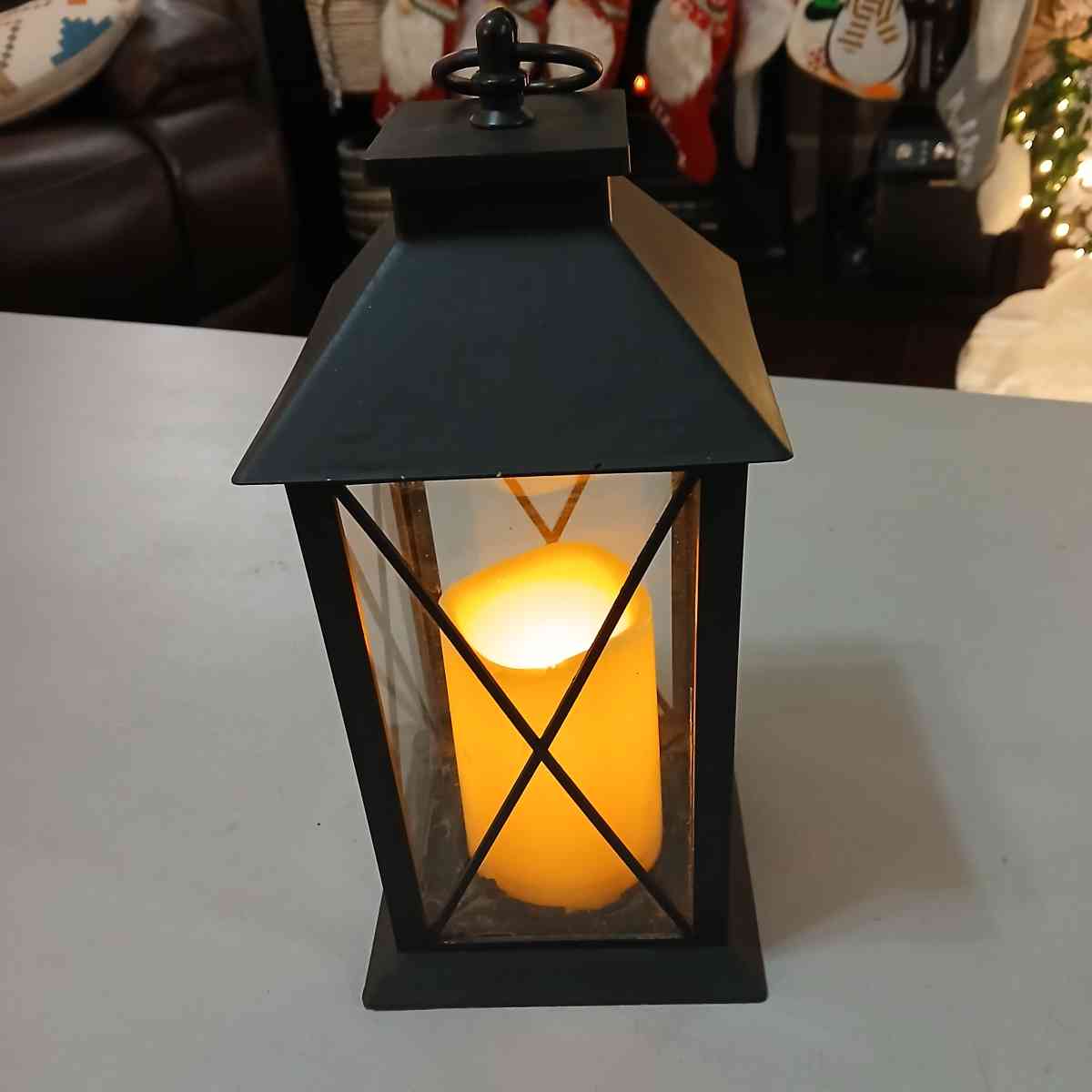 Black decorative lantern