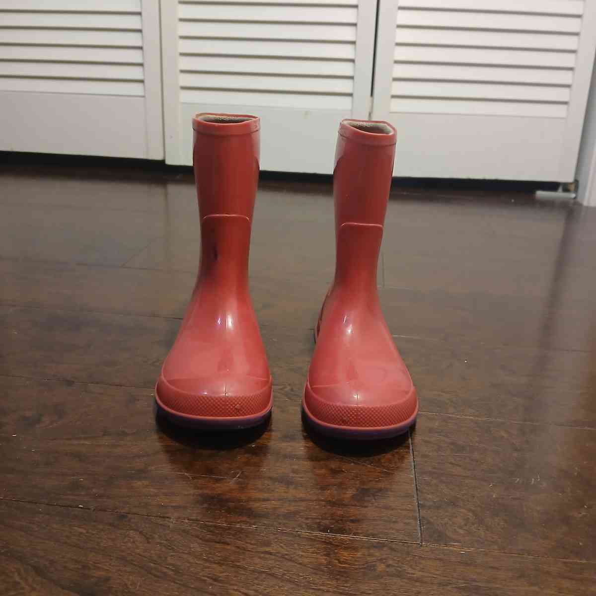 Girls Toddler Rain Boots size 9 to 10
