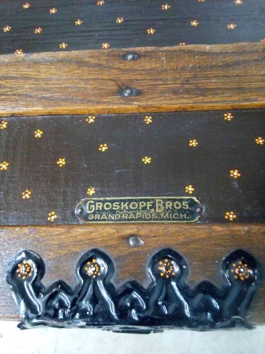 Groskopf Bros Steamer Trunk