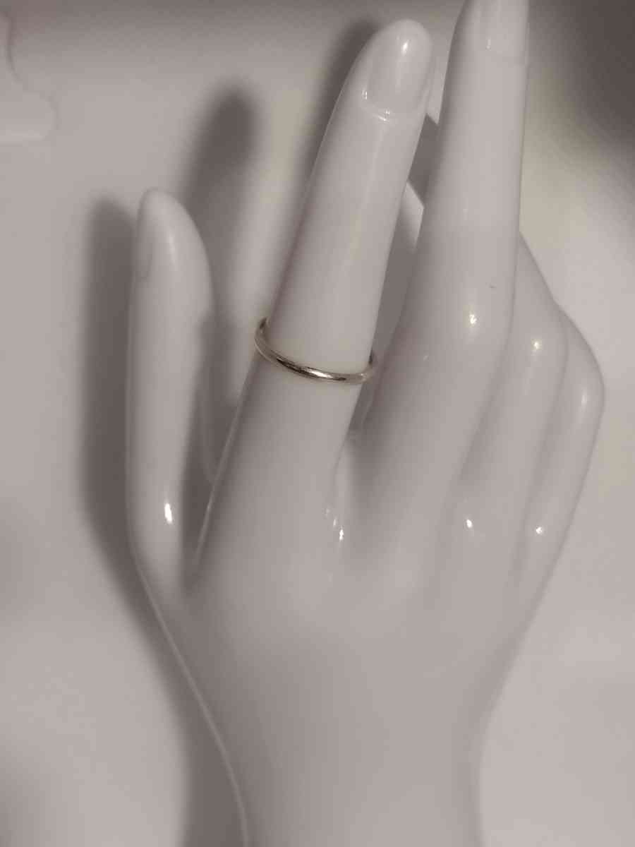 Simple Split Silver Ring