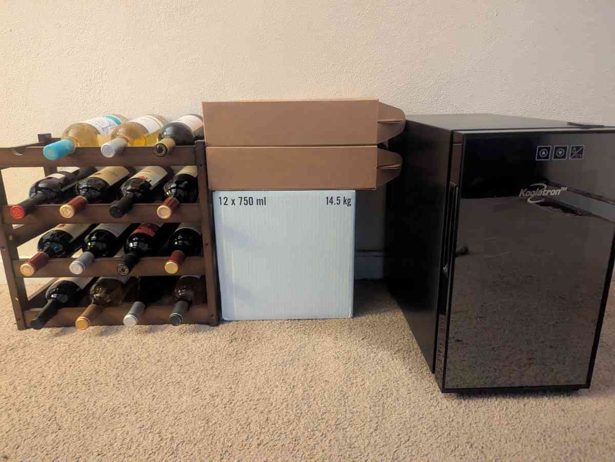 Wine Refrigerator Wine Rack and Wine