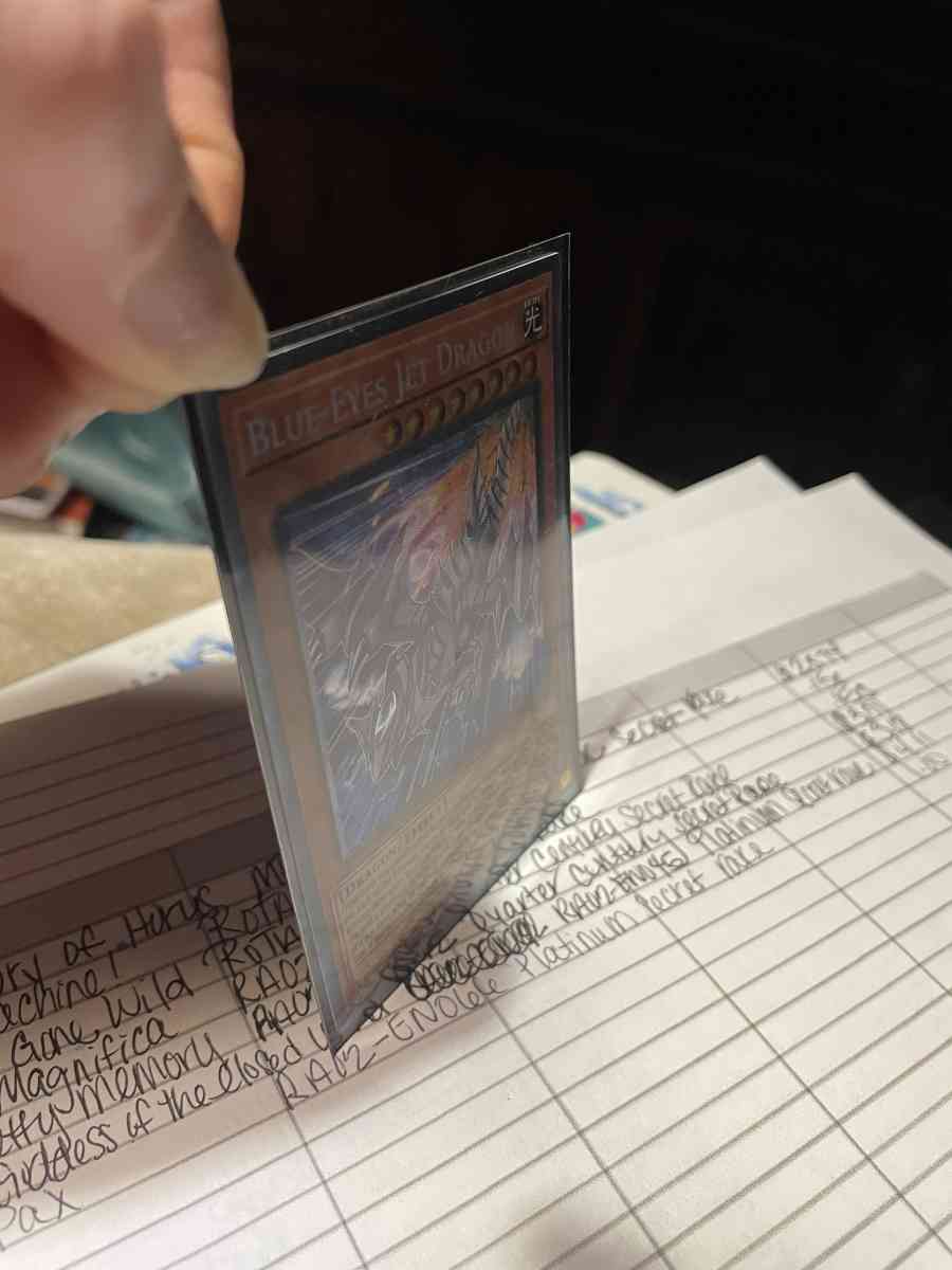 Blue eyes Jet Dragon YUGIOH TRADING CARD