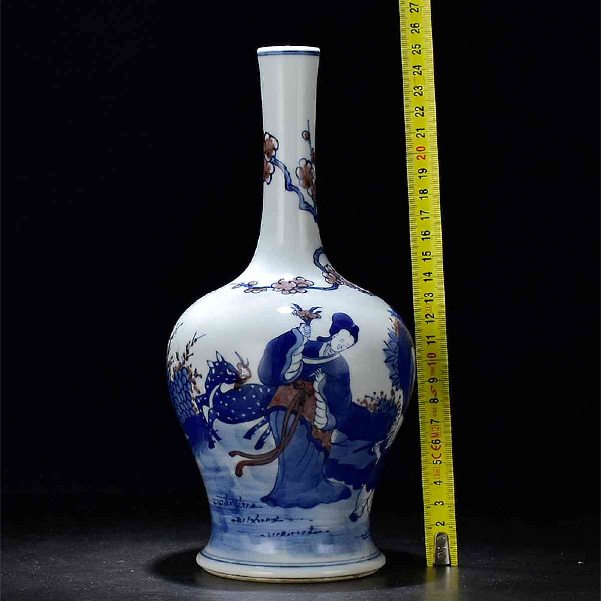 Chinese blue and white porcelain vase antique porcelain