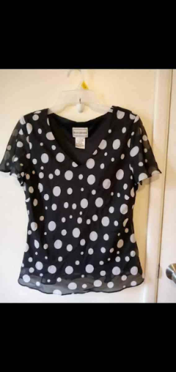 womens polka dot Skirt and Top