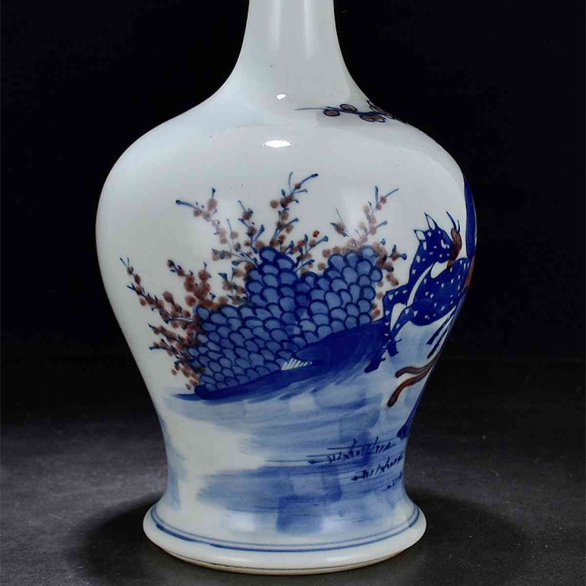 Chinese blue and white porcelain vase antique porcelain