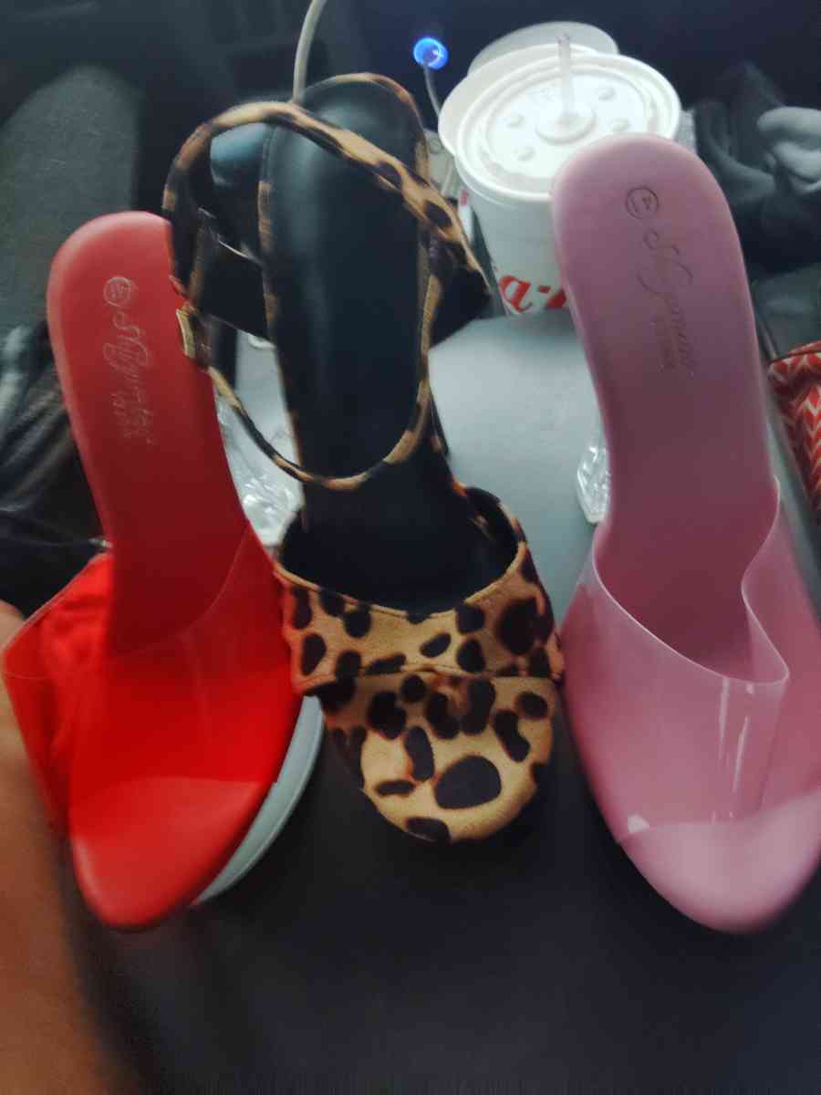 brand new womens heels custom made glass