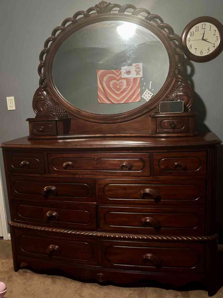 Vintage Dresser with Mirror