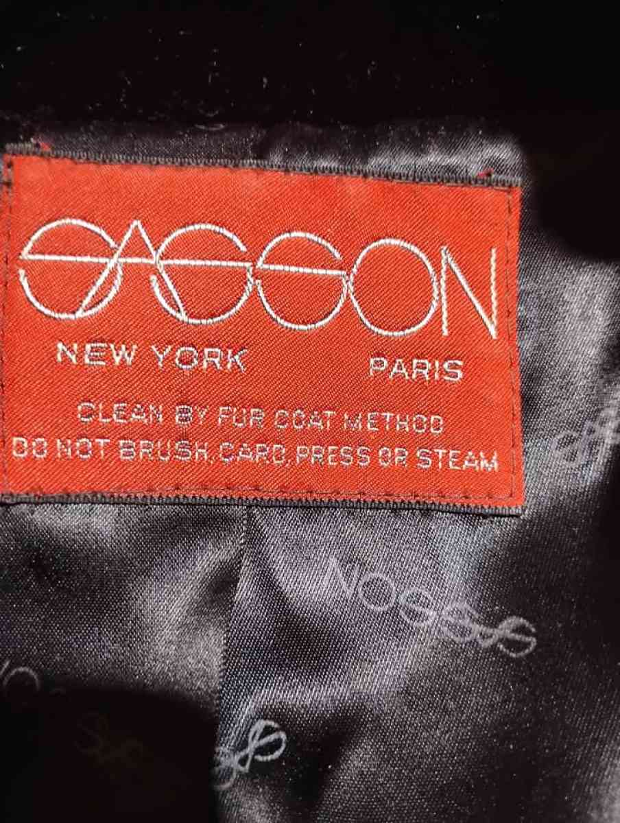 sasson size 12 fur coat