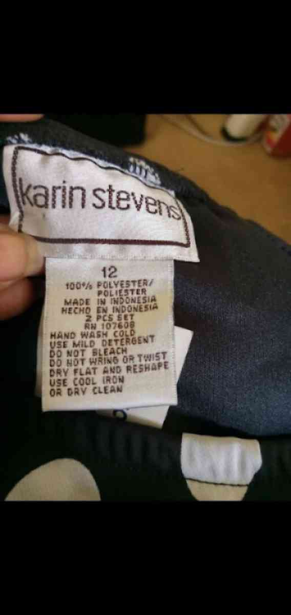 womens polka dot Skirt and Top