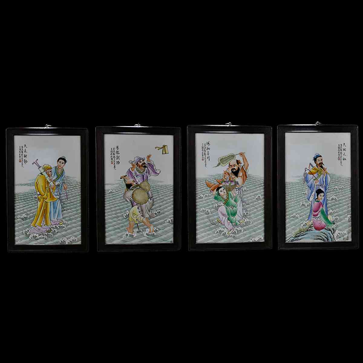 Chinese ceramic painting Asian antique porcelain