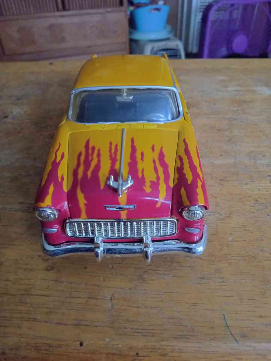 50 GMC Panel Truck and 55 Chevy Bel Air