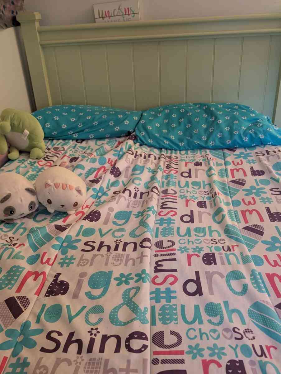 full size bed and mattress