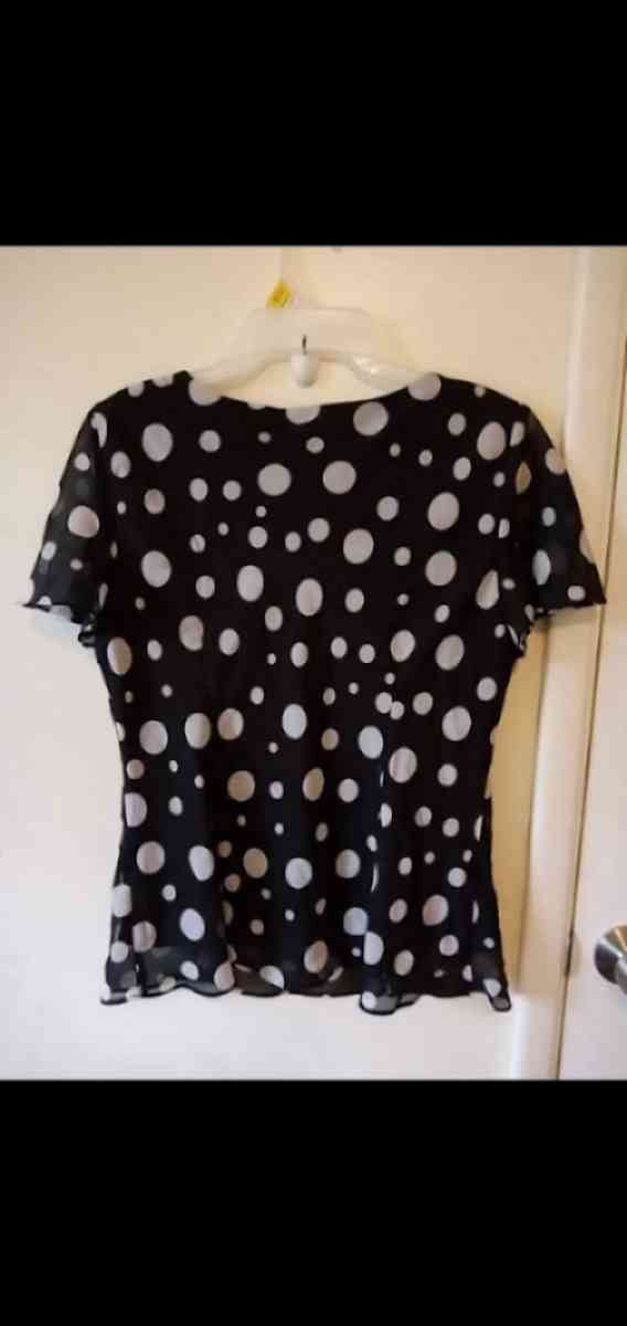 womens polka dot Skirt and Top