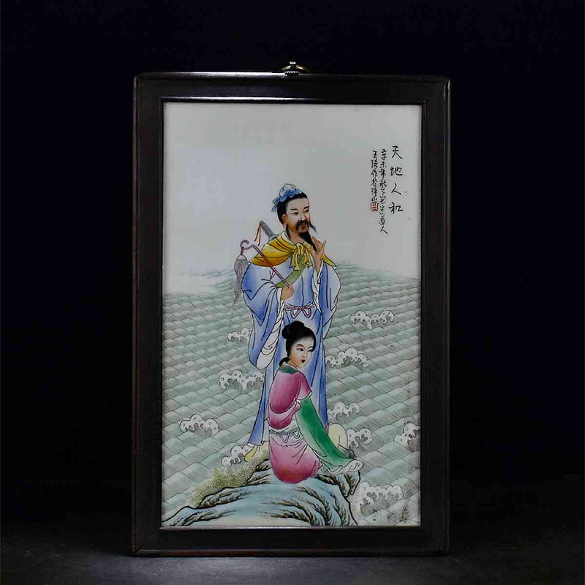 Chinese ceramic painting Asian antique porcelain