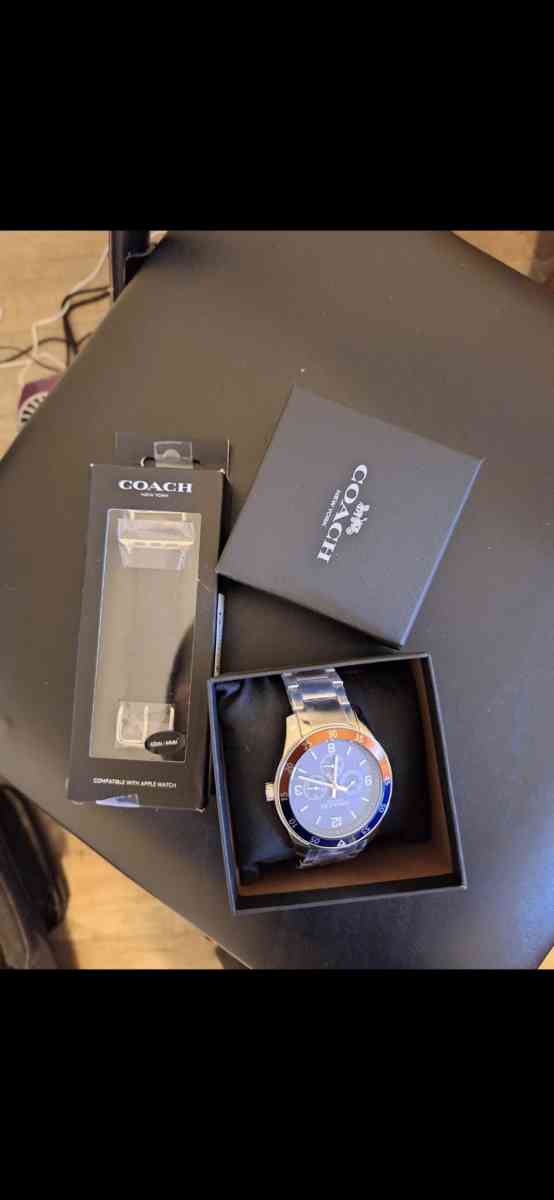 coach watch new never worn