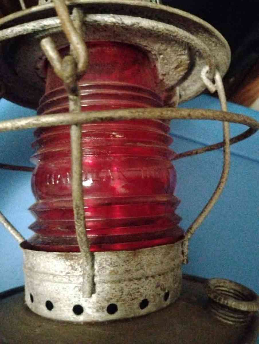 old rail road lantern