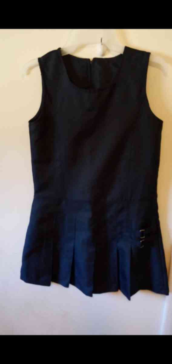 Girls Navy Blue Uniform Dress