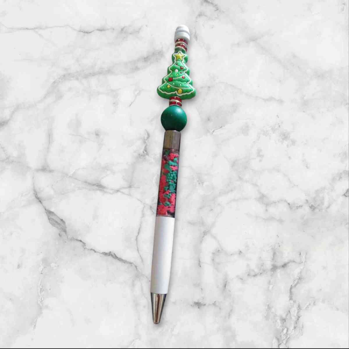 BEADABLE PENS CHRISTMAS TREE