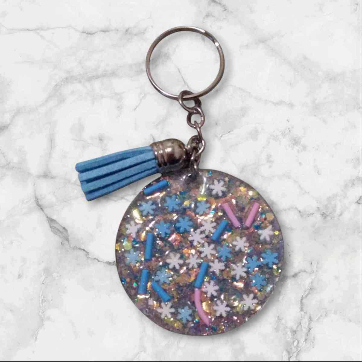 KEYCHAINS SNOWFLAKES