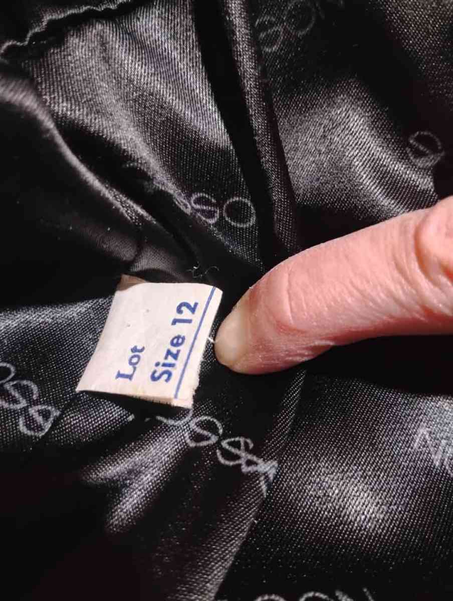 sasson size 12 fur coat