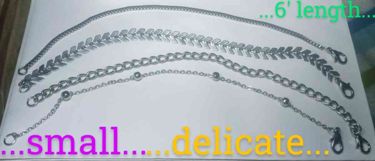 Stainless steel bracelets