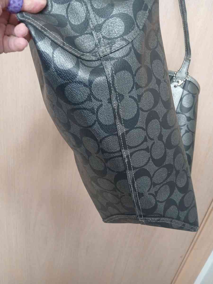 Coach Signature PVC Reversible City Tote