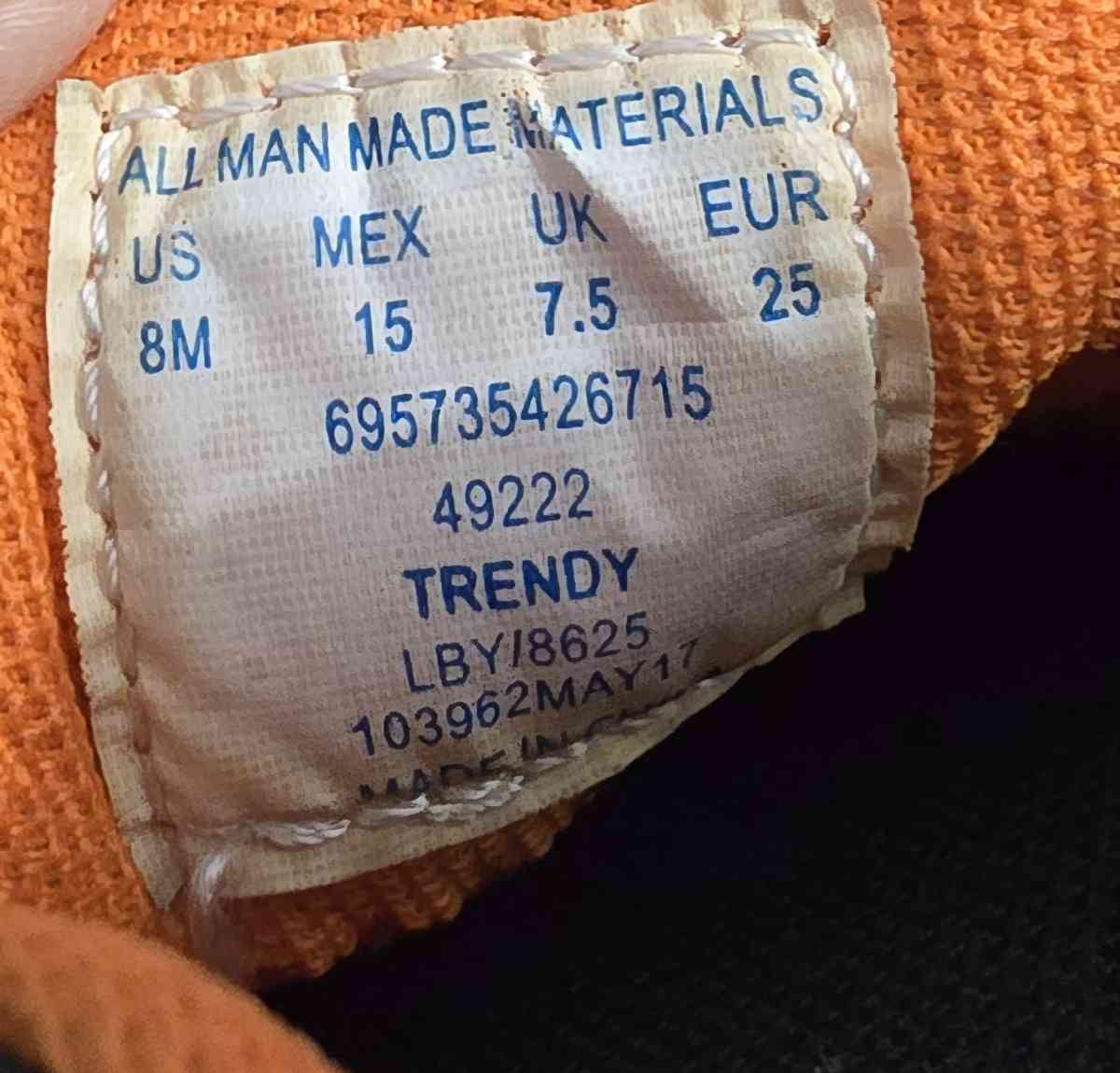 Everlast Infant boys Shoes Size US 8M