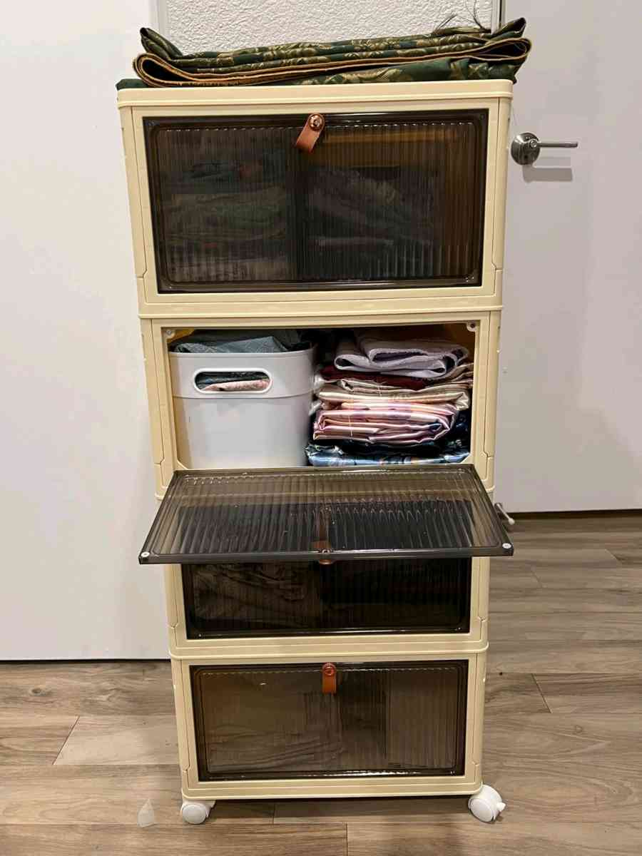 Amazon 4 tier magnetic drawer rack storage bin collapsible