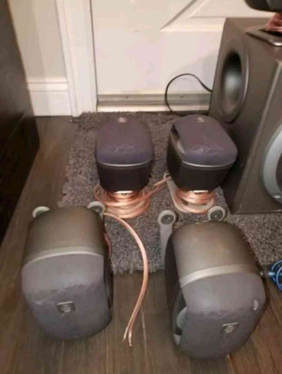 Used Logitech Z680 surround sound system