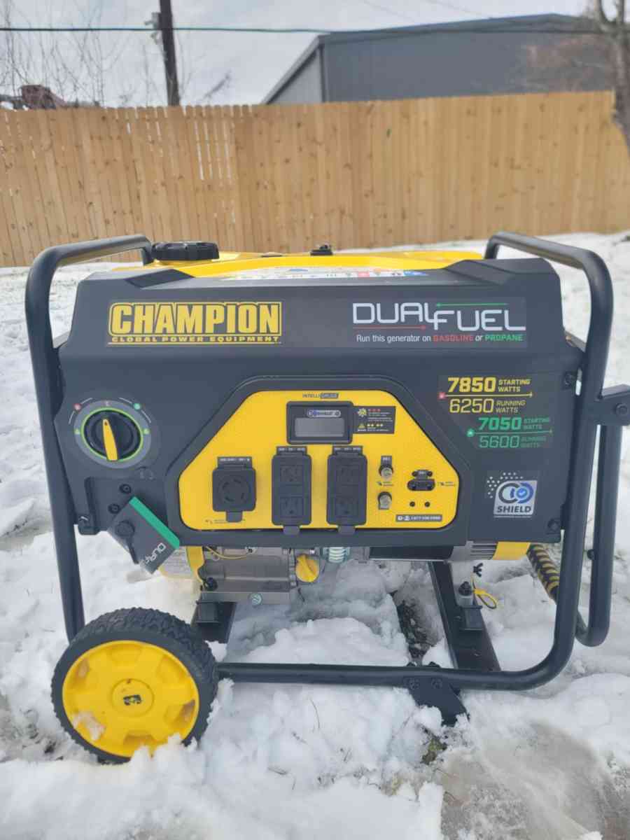 Like New generador Champion 7850 Watts Works Very Well