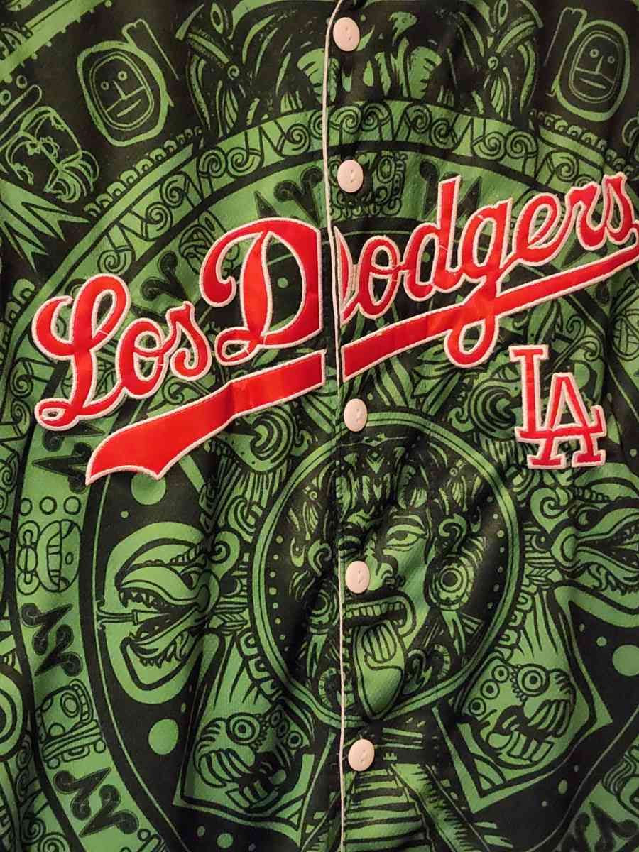 Los dodgers Aztec calendar jersey