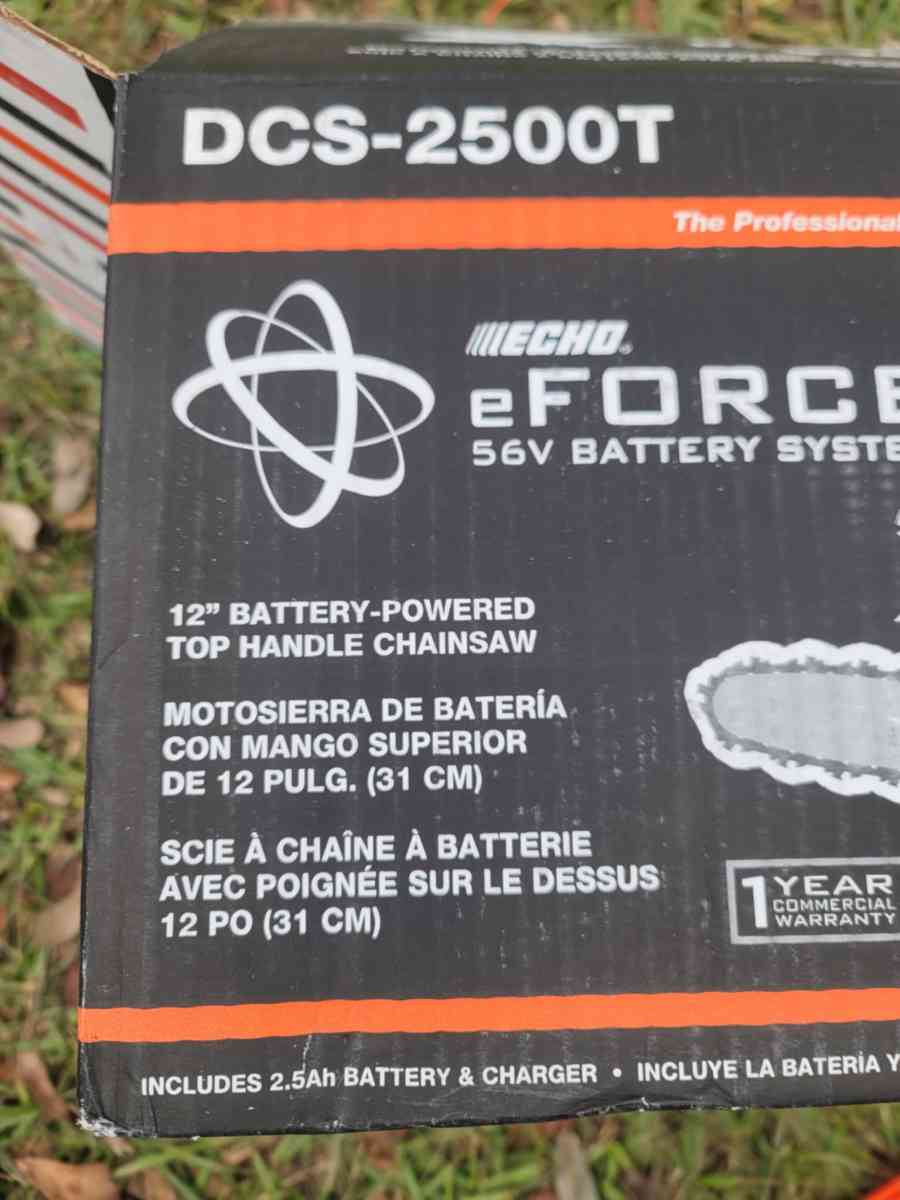 Chaisaw Echo DCS2500T New in Box Working very Well