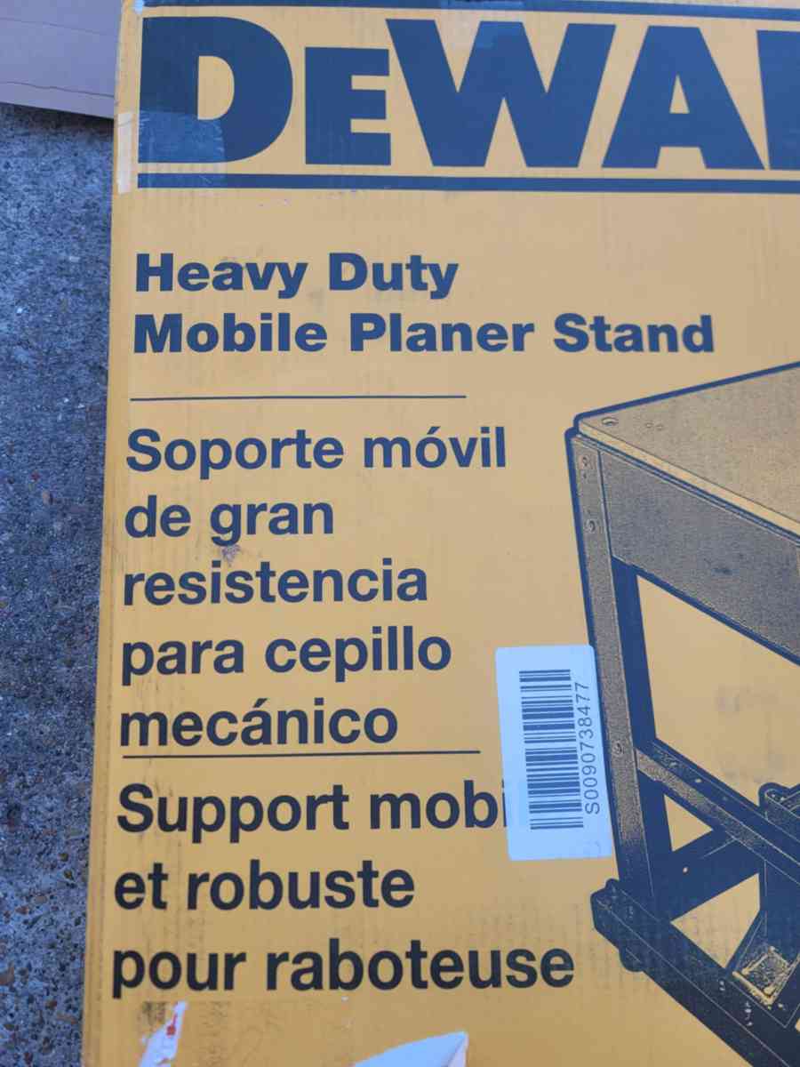 Mobile support for DEWALT mechanical brush NEW complete noth
