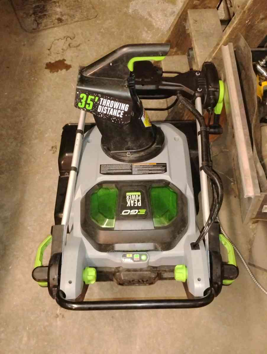 Ego snow blower