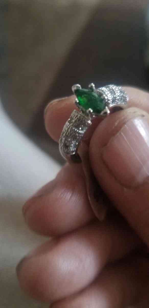 Grossular Garnet Ring