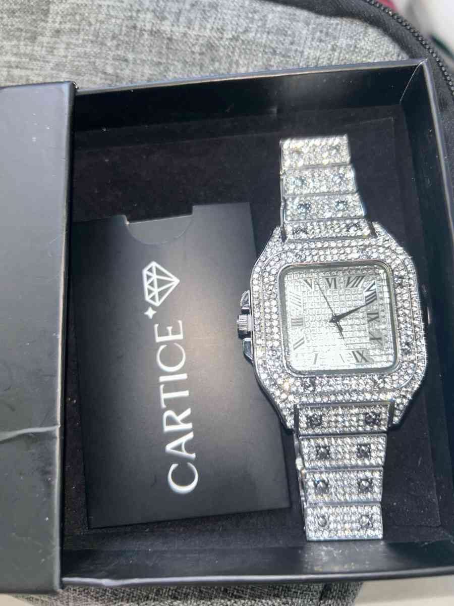 Cartier Galbee Stainless Steel Diamond Watch 24mm