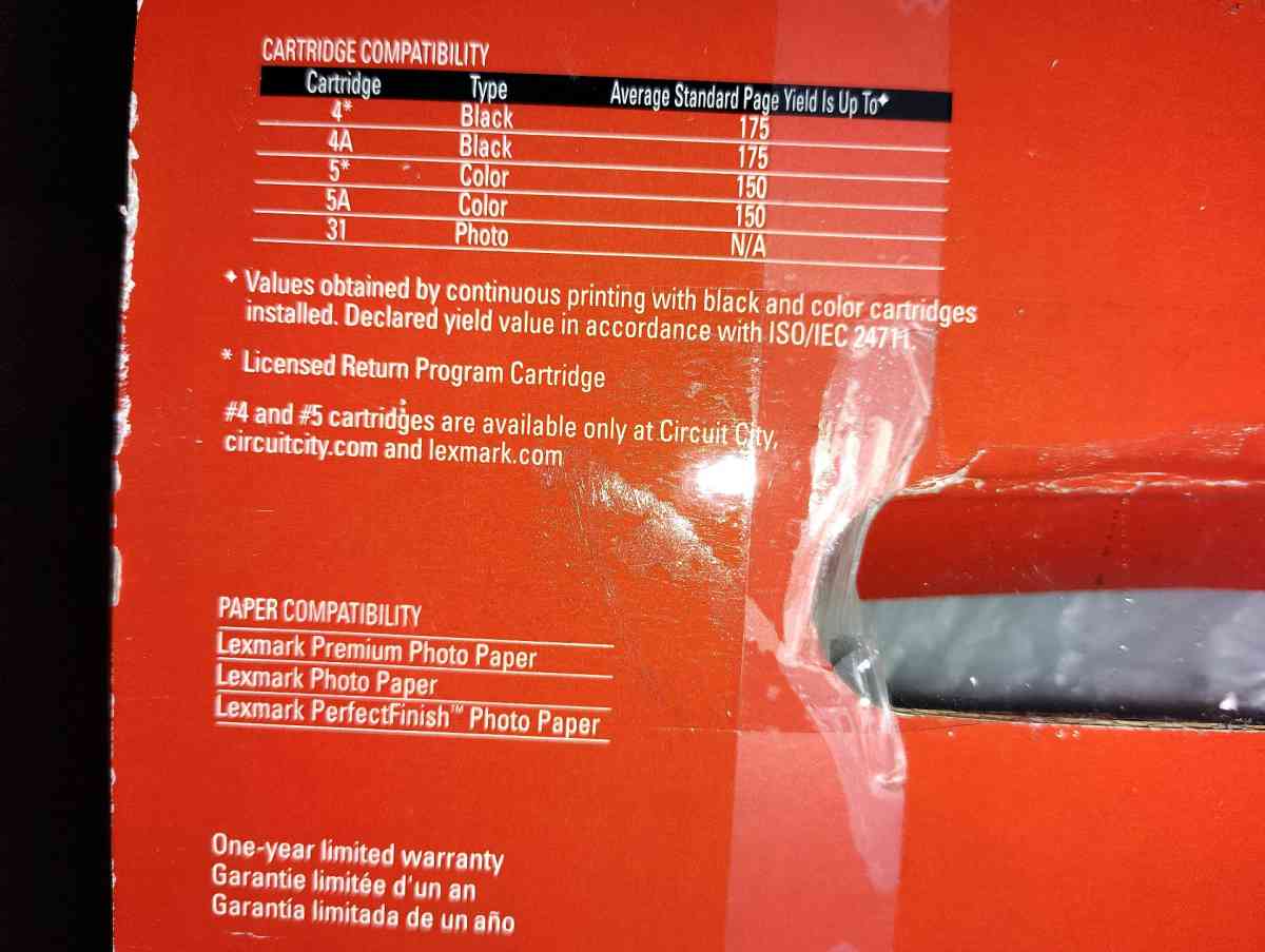 Lexmark 3 in 1 print printer scanner  and copier