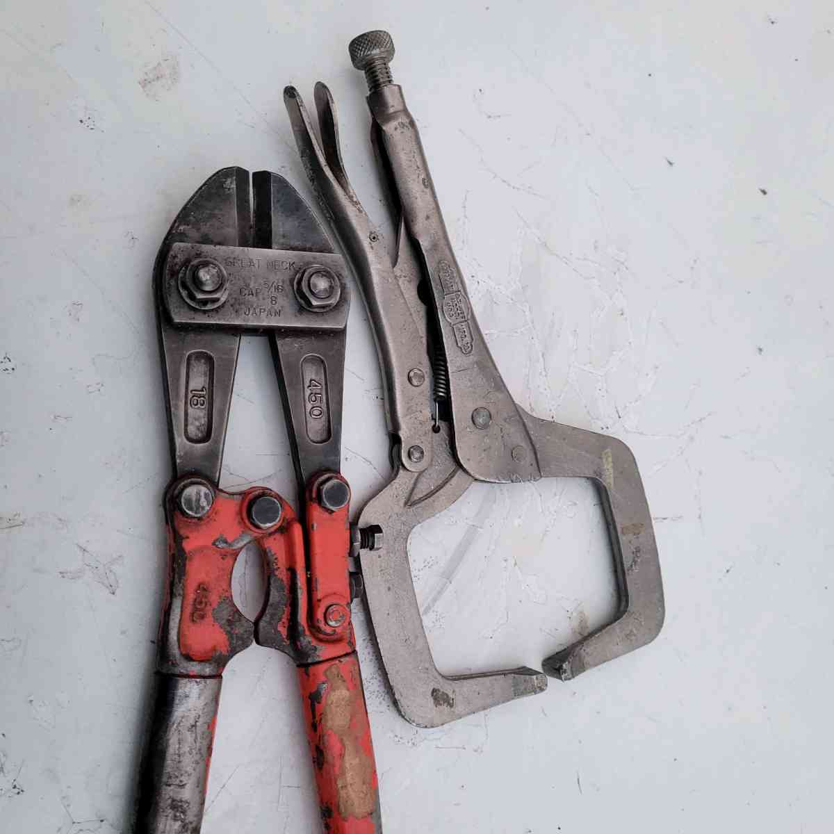 Vise Grip 11R Locking Welding CClamp  18 Bolt Cutters 516 Ca